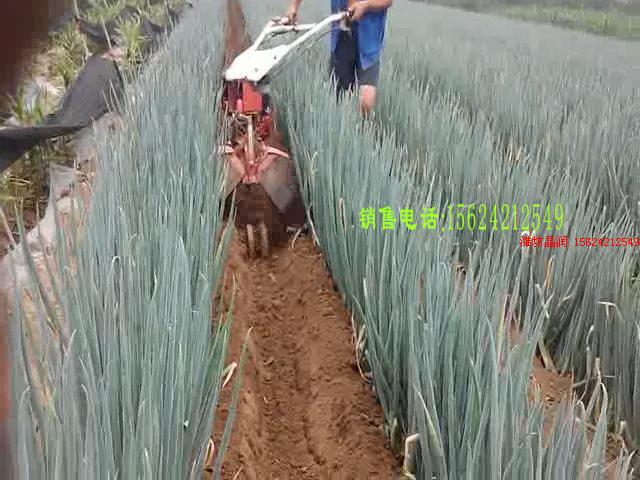 大蔥開溝培土機